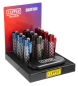 Preview: Clipper Feuerzeuge groß 12er Display METALL BRITISH